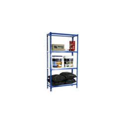 Étagère métallique 4 niveaux - SIMONCLICK PLUS - 1500 x 1000 x 400 mm - Bleu - Blanc - Charge 180 kg