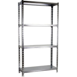 Simonrack - tagère Rangement, 1500x1000x400 mm, 4 Niveaux, 180 kg Capacité de Charge et Point de Flexion, Métal , Étagère Garage, Galvanisé
