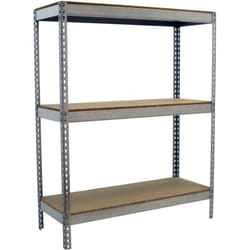 Simonrack - tagère Industrielle, 1500x1500x450 mm, 3 Niveaux en bois, 400 kg Capacité de Charge et Point de Flexion, Étagère Charge Lourde,