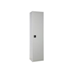 SIMONLOCKER Armoire en métal avec 4 étagères (180x40x40cm) PRÉ-LAQUÉ GRIS