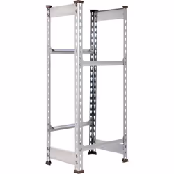 Étagère en métal de couleur GALVANISÉE et dimensions (hauteur x largeur x longueur) SIMONBOTTLE KIT 2-1000x400x300 GALVANIZED ...