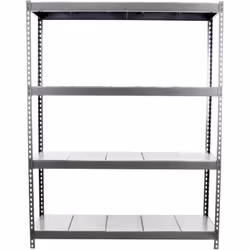 Structure solide en acier renforcé – Supporte jusqu’à 400 kg de point de flexion par étagère. Poids certifié. Large espace de ...
