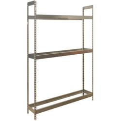 Simonrack - tagère à Pneus, Rangement 15 pneus, 2000x1200x450 mm, Métal Renforcé, Garage Atelier, Galvanisé - Simonauto