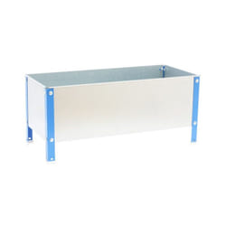 Simonrack - Jardinière Simon Rack simongarden urban 410x900x600mm 140l bleu galva avec vis de montage
