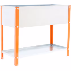 Carré potager Simon Rack Simongarden Urban Top 85x120x40 Orange Galva 150l Découvrez le Carré potager Simongarden Urban Top d ...