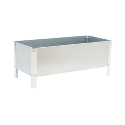 Simonrack - Jardinière Simon Rack simongarden urban 410x900x600mm 140l blanc galva avec vis de montage