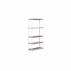 Étagère métallique - SIMONGARDEN - 5 niveaux - 1800 x 900 x 400 mm - Blanc - Galvanisé