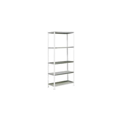 Étagère métallique - SIMONGARDEN - 5 niveaux - 1800 x 900 x 400 mm - Blanc - Galvanisé