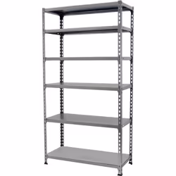 Structure solide en acier renforcé – Supporte jusqu’à 180 kg de point de flexion par étagère. Poids certifié. Large espace de ...