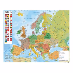Il mesure 40 x 50 cm et est imprimé sur du papier brillant de haute qualité de 150 g/m². Il est expédié roulé.