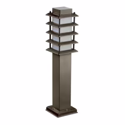 Forlight Balise de Jardin Ip55 Siljan E27 15W Marron 1500Lm Applique à usage extérieur pour éclairer frontalement et vers le  ...