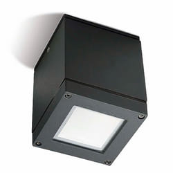 LedsC4 Plafonnier Ip54 Afrodita 110Mm E27 15W Gris Urbain