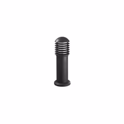 Leds-C4 Balizas - Borne d'extérieur 1 lumière moyenne gris urbain IP44, E27 | Finition: Gris urbain | Matériau: aluminium hau ...