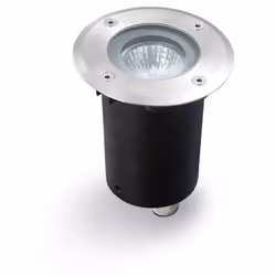 Leds-C4 Gea - 1 lumière de sol encastrée ronde en acier inoxydable Aisi 316 IP67, GU10 | Finition: acier inoxydable AISI 316  ...