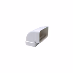 Coude rectangulaire horizontal 90º 100 PVC 110.103 Blanc - Taille : 110 x 56 mm.