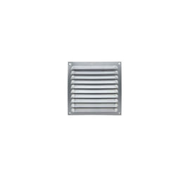 Grille de ventilation en aluminium naturel 15x15cm cis
