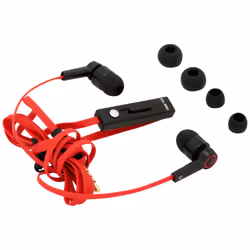 ELBE AUR10MIC, Avec fil, Appels/Musique, 9 g, Casque, Rouge