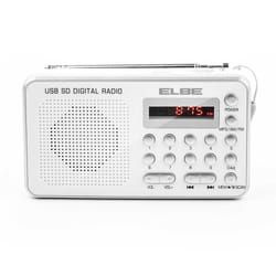 ELBE RF-49-USB Radio portable Personnel Numérique Blanc