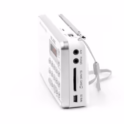 ELBE RF-49-USB Radio portable Personnel Numérique Blanc