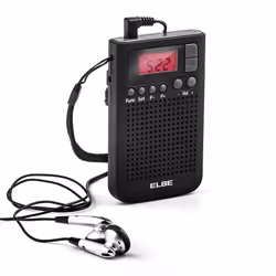 ELBE RF-93 Radio portable Personnel Numérique Noir