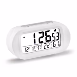 ELBE RD-009-B réveille-matin Réveil numérique Blanc