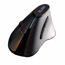ELBE RT-102, Droitier, Conception verticale, RF sans fil, 800 DPI, Noir