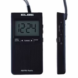 ELBE RF-94 Radio portable Numérique Noir