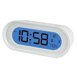 ELBE RD-701-B réveille-matin Réveil numérique Blanc