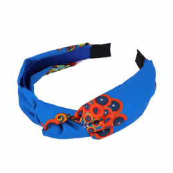 Bandeau doublé en tissu avec noeud 1 u