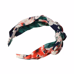 Bandeau doublé de tissu avec noeud 1 u