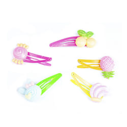 Clips avec décorations de fruits 4,5 cm 5 u