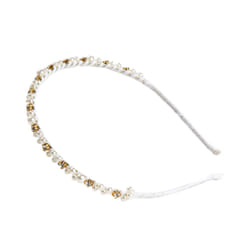 Bandeau Metal avec perles 1 u