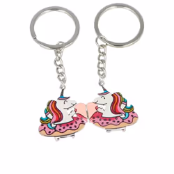 Llaveros Unicornio Con Imán Bff coffret 2 pz