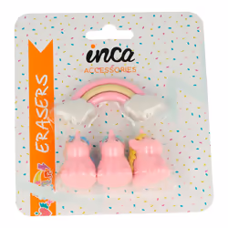 Gommes Licorne 4 u