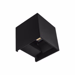 Applique à balayage de pared série SEGMENTO de en NOIR. Fabriqué en aluminium, matériau de qualité, ce qui le rend résistant  ...
