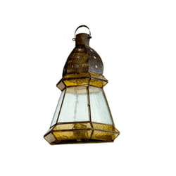 Applique grande 1xe27 ambre cuir/ambar 42x30x14 cm