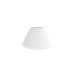 FAB 157323001 Abat-jour clair E27 blanc 30dx15dx20h fermé conique