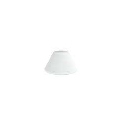 Fabrilamp - fab 157322001 Abat-jour clair E27 blanc 20dx10dx13h fermé conique