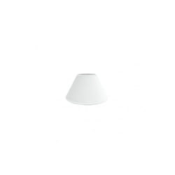 Fabrilamp - fab 157321801 Abat-jour clair E27 blanc 18dx10dx12h fermé conique