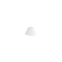Fabrilamp - fab 157321401 Abat-jour clair Clamp blanc 14dx8dx9,5h Fermé Conique