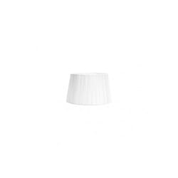 Fabrilamp - 157512001 Laura abat-jour E27 blanc 20dx15dx12h ouvert conique