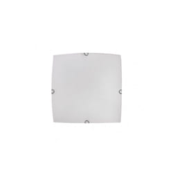 Fabrilamp - ayla plafonnier carré 1xe27 white 25x25x6 cm