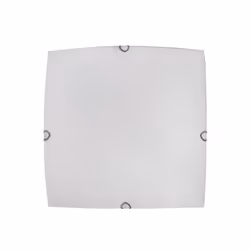 Fabrilamp - ayla plafonnier carré 3xe27 white 40x40x7 cm