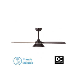 Ventilateur dc umi 24w brown 3 blades brown/haya 132d rev. 132d 2950lm 3000-4000-6000k 2blades w/remote, memory & timer
