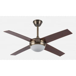 Fabrilamp 159092436 ventilateur Or, Noyer