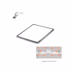 PROVIDENCIA série downlight de LED intégré en couleur chrome. Son installation est encastrée. Elle se caractérise par son ext ...