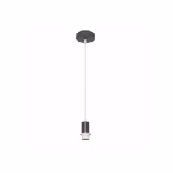 Suspension pour une lumière fromthe CARA series for lampshade, of couleur BROWN. Fabriqué en métal avec une douille E27. Ampo ...
