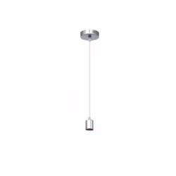Suspension pour une lumière from the CARA de series in CHROME colour. Fabriquée en métal avec une douille E27. Ampoule non in ...