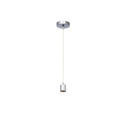 Fabrilamp - Bras de suspension face 1xe27 chrome regx10x10 cm