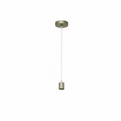 Suspension pour une lumière from theCARA deseriesin LEATHER colour. Fabriquée en métal avec une douille E27. Ampoule non incl ...